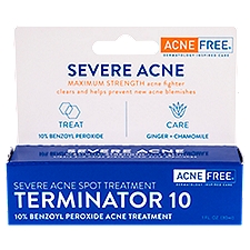 ACNE FREE Terminator 10 Severe, Acne Spot Treatment, 1 Fluid ounce
