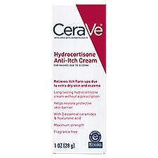 CeraVe Hydrocortisone Anti-Itch Cream, 1 oz