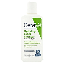 CeraVe Moisture Balance Hydrating Facial Cleanser, 3 fl oz