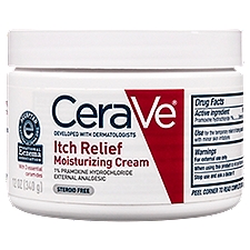 CeraVe Itch Relief, Moisturizing Cream, 12 Ounce