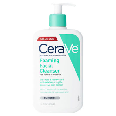 CeraVe Limpiador espumoso, 16.0 fl oz/16oz