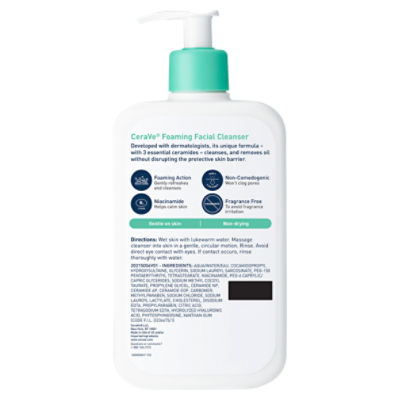 Cerave foam facial deals cleanser