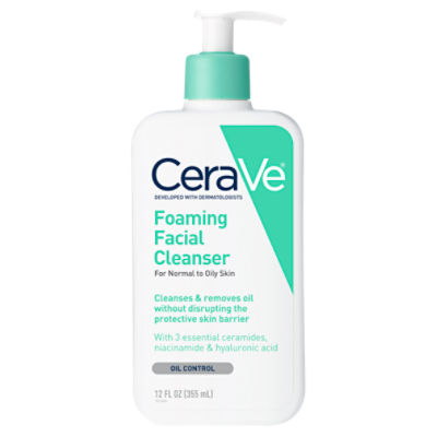 Cerave Foaming Cleanser limpiador piel grasa 12 onzas 355ML – Nancy Jarufe  Studio