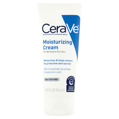 CeraVe Rich Texture Moisturizing Cream, 1.89 fl oz, 1.89 Fluid ounce