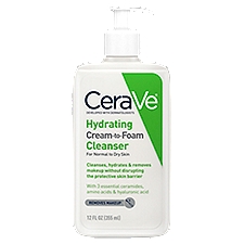 CeraVe Hydrating Cream-to-Foam Face Cleanser 12oz