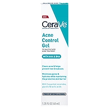 CeraVe Acne Control Gel, 1.35 fl oz, 1.35 Fluid ounce