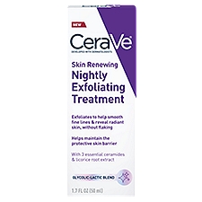 CeraVe Skin Renewing Nightly Exfoliating Treatment, 1.7 fl oz