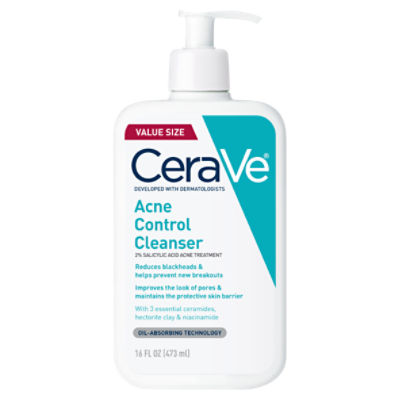 CeraVe Acne Control Cleanser Value Size, 16 fl oz