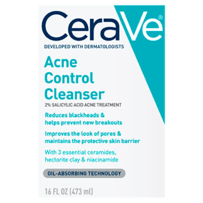 CeraVe Acne Control Cleanser Value Size, 16 fl oz