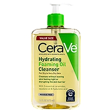 CeraVe Hydrating Foaming Oil Cleanser, 16 fl oz