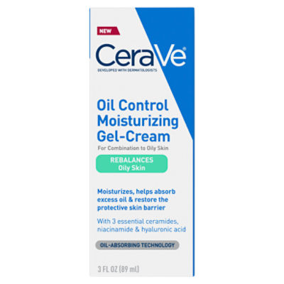 CeraVe Oil Control Moisturizing Gel-Cream, 3 fl oz