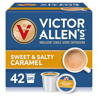 Victor Allen's Sweet & Salty Caramel Cappuccino Mix, 42 count, 22.2 oz