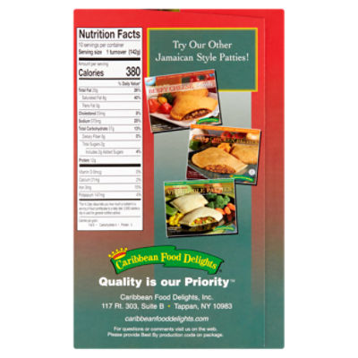 Caribbean Food Delights® Jamican Style Spicy Beef Patties, 2 ct / 9 oz -  Kroger