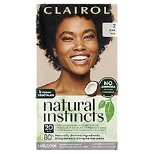 Clairol Natural Instincts 2 Black Haircolor, 1 application