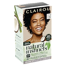 Clairol Natural Instincts 2 Black Haircolor, 1 application