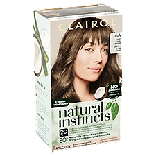 Clairol Natural Instincts Permanent Haircolor, 6A Light Cool Brown, 1 Each