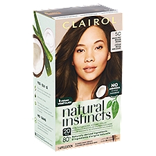 Clairol Natural Instincts 5C Peppercorn Brass Free Medium Brown Haircolor, 1 application