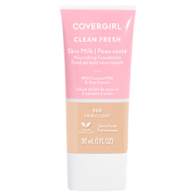 Covergirl Clean Fresh Skin Milk 530 Fair Nourishing Foundation, 1 fl oz