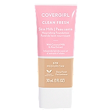 Covergirl Clean Fresh Skim Milk 570 Medium/Tan Nourishing Foundation, 1 fl oz