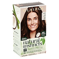 Clairol Natural Instincts Permanent Haircolor, 4W Dark Warm Brown , 1 Each