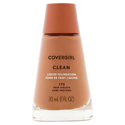 Covergirl Clean 170 Deep Golden Liquid Foundation, 1 fl oz