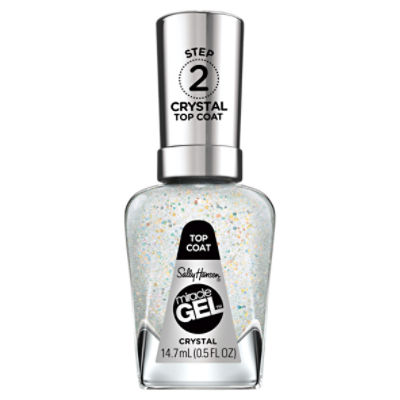 Sally Hansen Miracle Gel Crystal Top Coat, 0.5 fl oz