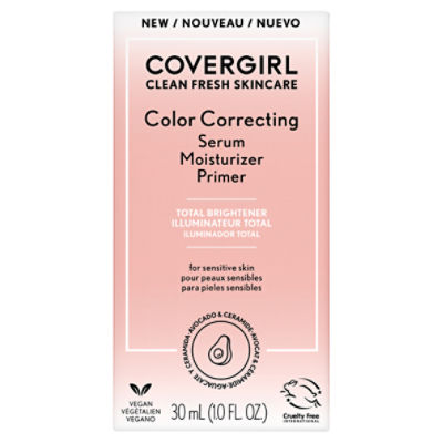 COVERGIRL Clean Fresh Skincare Color Correcting Serum Moisturizer Primer