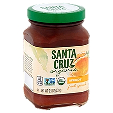 Santa Cruz Organic Apricot, Fruit Spread, 9.5 Ounce