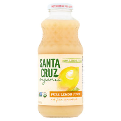 Santa Cruz Organic Pure Lemon Juice, 16 fl oz
