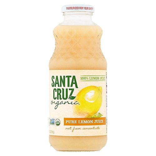 Santa Cruz Organic Pure Lemon Juice, 16 fl oz
