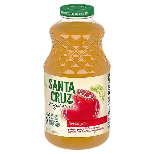Santa Cruz Organic Apple Juice, 32 fl oz