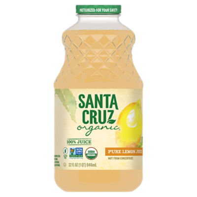 Santa Cruz Organic Lemon Juice - 16 fl oz (Pack of 8) - 100% Organic & Pure main image 0