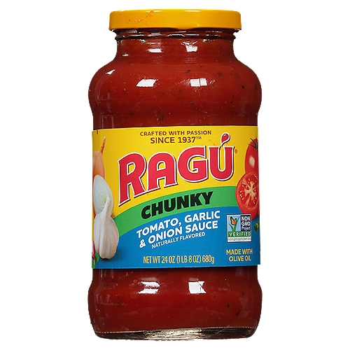 Ragú Chunky Tomato, Garlic & Onion Sauce, 24 oz