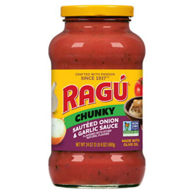 Ragú Chunky Sautéed Onion & Garlic, Sauce