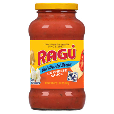 Ragú Old World Style Six Cheese Sauce, 24 oz, 24 Ounce