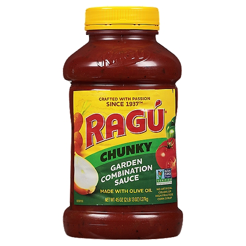 Ragú Chunky Garden Combination Sauce, 45 oz