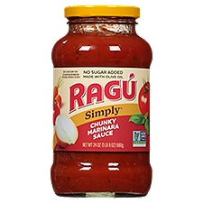 Ragú Simply Chunky Marinara Sauce, 24 oz, 24 Ounce
