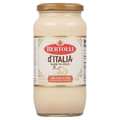 Bertolli d'Italia Four Cheese Alfredo Sauce, 16.9 oz, 16.9 Ounce