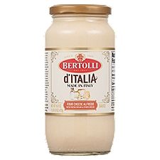 Bertolli d'Italia Four Cheese Alfredo Sauce, 16.9 oz, 16.9 Ounce