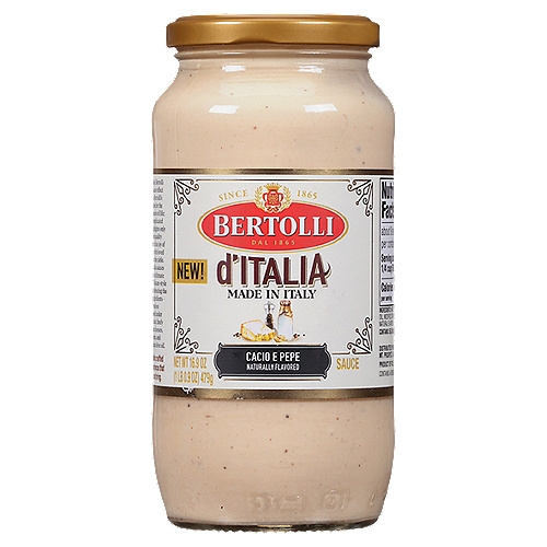 Bertolli d'Italia Cacio E Pepe Sauce, 16.9 oz