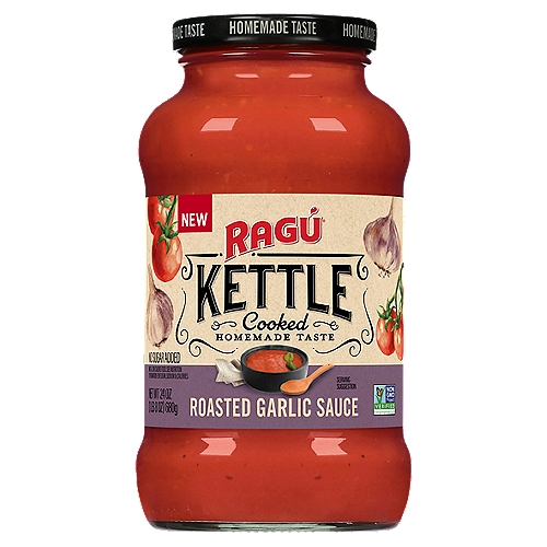 Ragú Kettle Cooked Roasted Garlic Sauce, 24 oz
