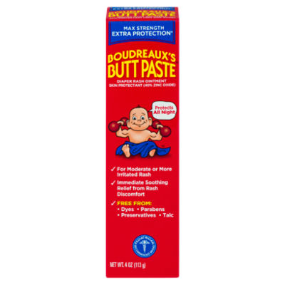 Boudreaux's Butt Paste Max Strength Extra Protection Diaper Rash