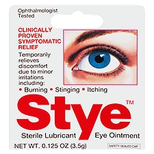 Stye Eye Ointment, Sterile Lubricant, 0.12 Ounce