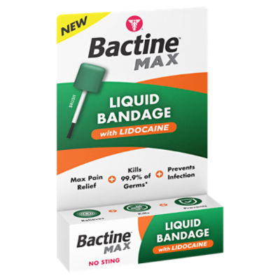 Bactine Max Liquid Bandage with Lidocaine, .30 fl oz