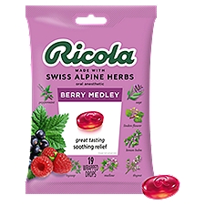 Ricola Berry Medley Drops, 19 count, 19 Each