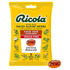 Ricola Sugar Free Original Swiss Herb Throat Drops, 19 count