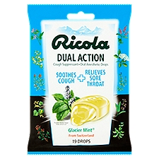 Ricola Extra Strength Glacier Mint Cough Drops, 19 Each