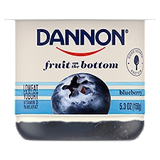 Dannon Blueberry Fruit on the Bottom Lowfat Yogurt, 5.3 oz