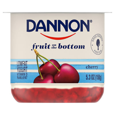 Dannon Fruit on the Bottom Cherry Yogurt, 5.3 Oz.