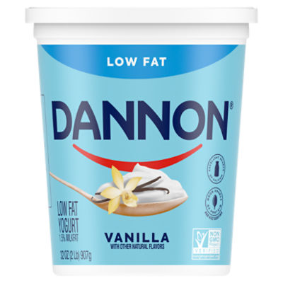 Dannon Vanilla Lowfat Yogurt, 32 oz